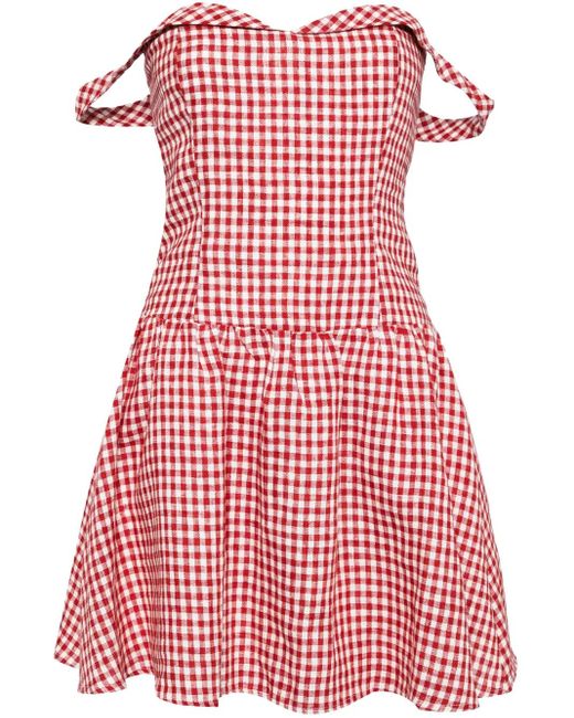 Reformation Sora ドレス Red