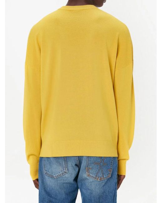 J.W. Anderson Yellow Pullover Mit Logo-Stickerei