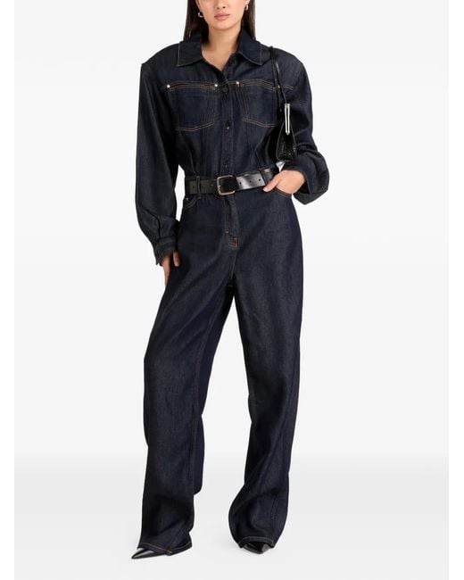 IRO Blue Denim Jumpsuit