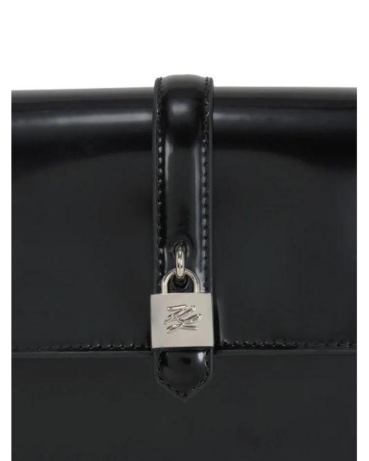 Karl Lagerfeld Black K/Autograph Shoulder Bag