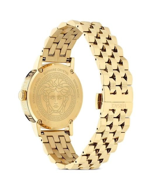 Versace Metallic Stainless Steel 40Mm for men