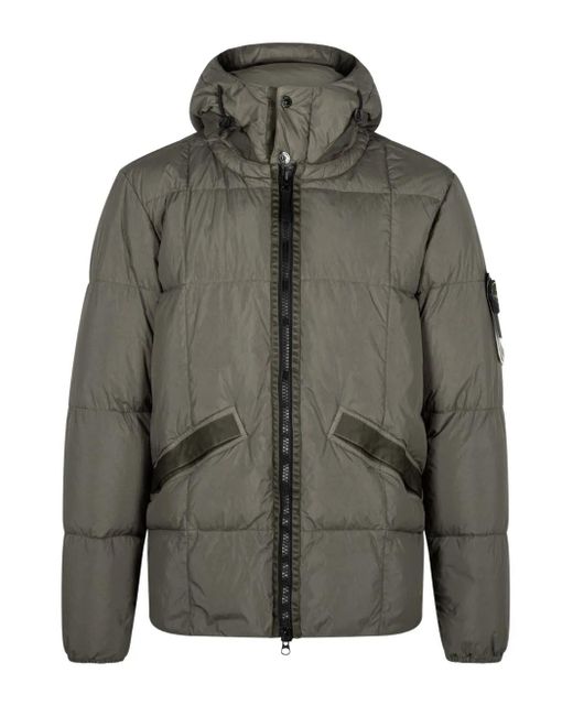 メンズ Stone Island パデッドジャケット Green