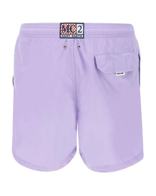Mc2 Saint Barth Purple X Pantone Lighting Swim Shorts for men