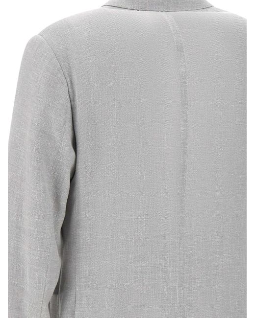 Blazer Monopetto di Eleventy in Gray da Uomo