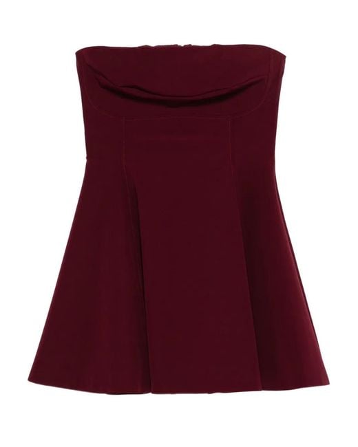 Axel 113 Purple Nova Strapless Mini Dress