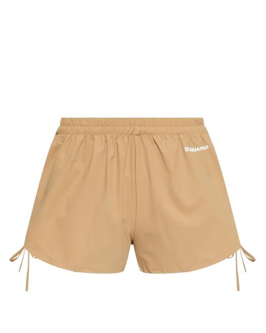DSquared² Natural Drawstring Shorts