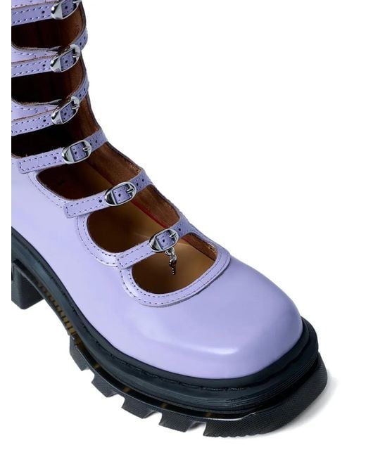 Dr. Martens Blue X Marc Jacabs Kiki Stiefel 40mm