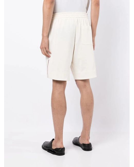 3.1 Phillip Lim White Side-Stripe Sweatshorts for men