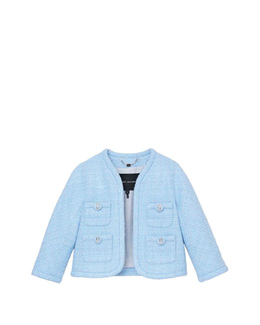 Marc Jacobs Blue Veste Pop J En Tweed