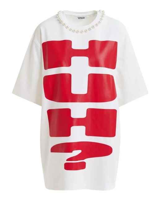 Essentiel Antwerp Ipop Tシャツ Red