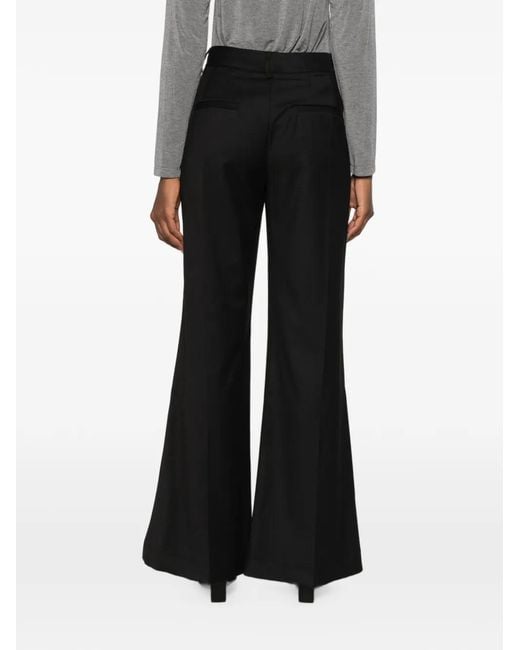 Dixie Flared Pantalon in het Black