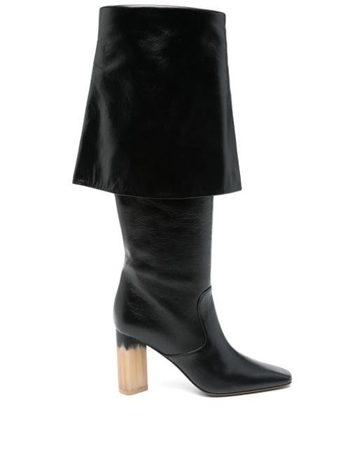 Chloé Black 85Mm Georgia Boots