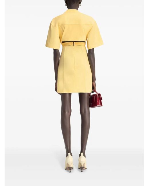Jacquemus Yellow La Robe T-Shirt Bahia Dress
