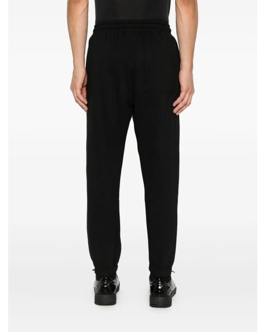 Yes London Black Pantalon De Jogging À Lien De Resserrage for men