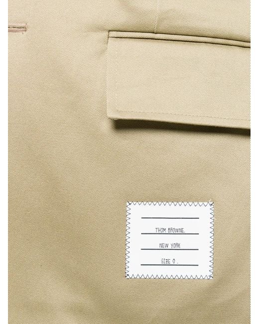 Blazer clásico deconstruido con franjas Thom Browne de hombre de color Natural