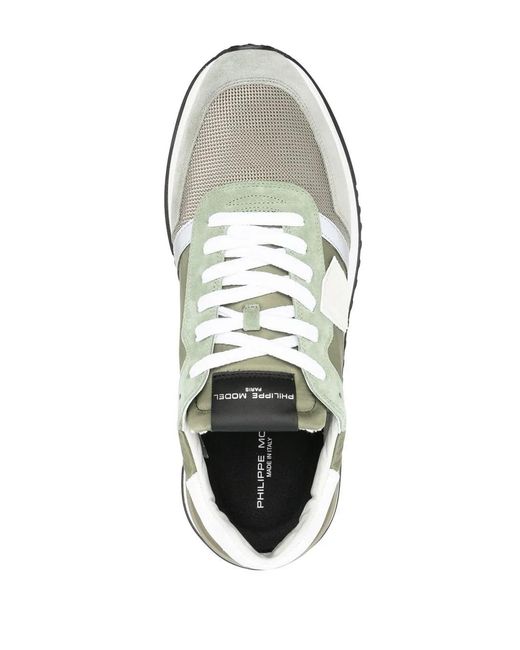 Philippe Model Paris Sneakers Mit Logo-Patch in Green für Herren