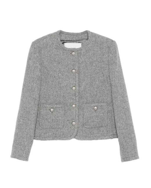 DUNST パッチポケット ジャケット Gray