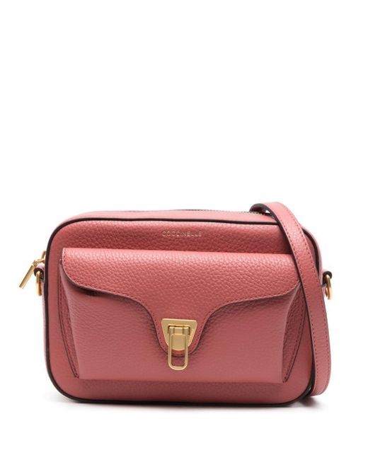Coccinelle Pink Small Beat Crossbody Bag