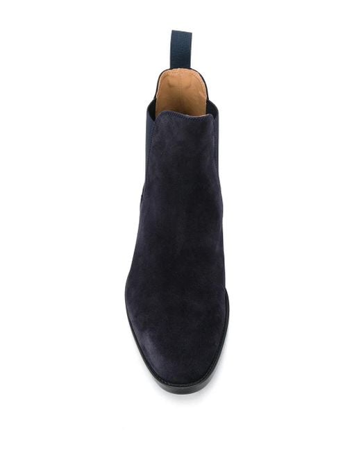 Scarosso Blue Giacomo Chelsea Boots for men