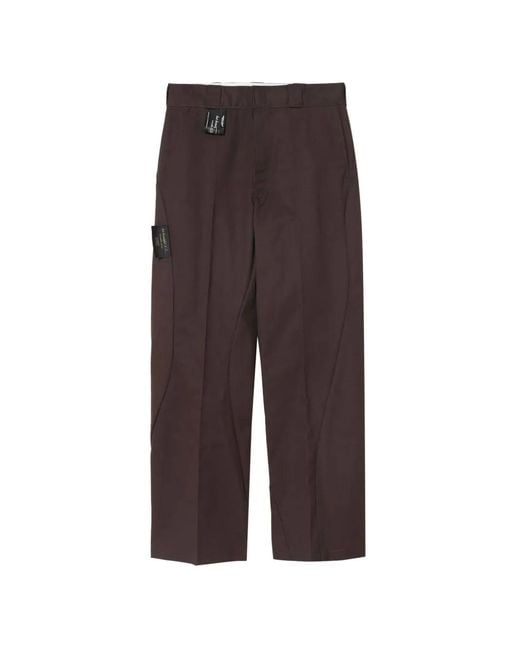 Undercover Brown Straight Leg Trousers for men