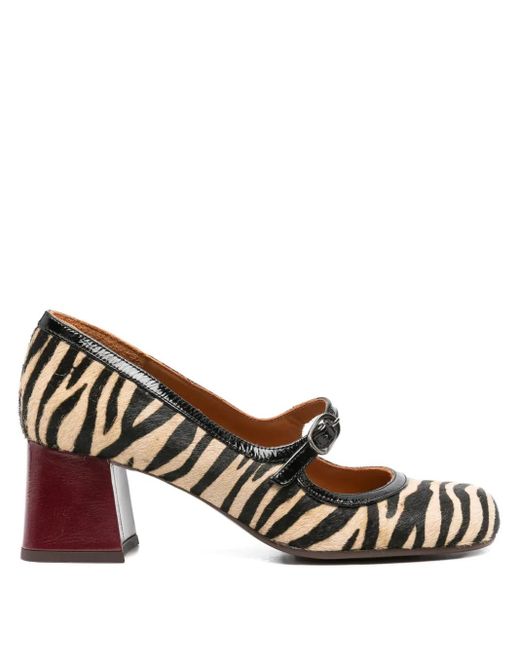 Pumps Mumma Zebra Con Tacco Largo 45Mm di Chie Mihara in Brown