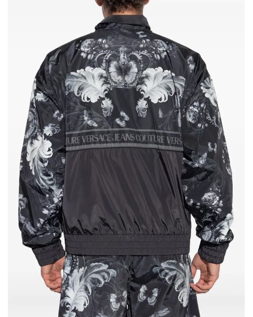 Versace Jeans Couture Jacke Mit Barock-Print in Gray für Herren