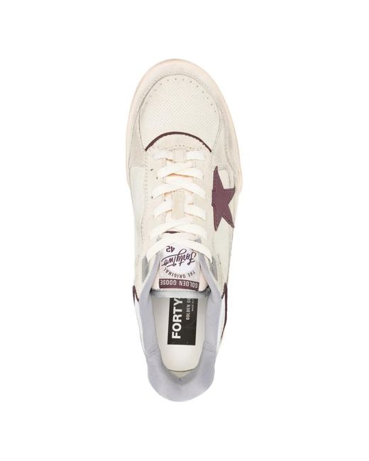 Golden Goose Deluxe Brand White Star-Embellishment Sneakers for men