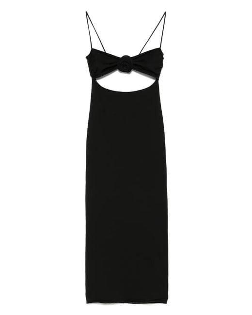 LaRevêche Black Leyla Midi Dress