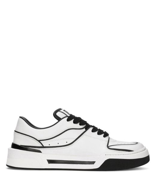 Dolce & Gabbana White Low Sneaker Shoes