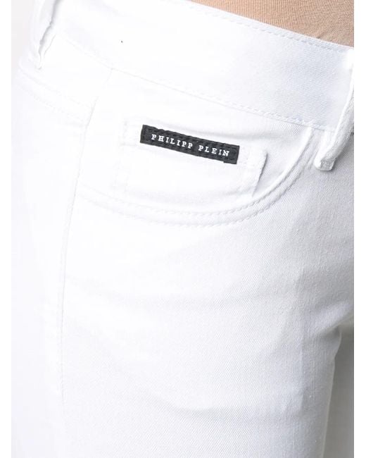 Philipp Plein White Skinny Jeans