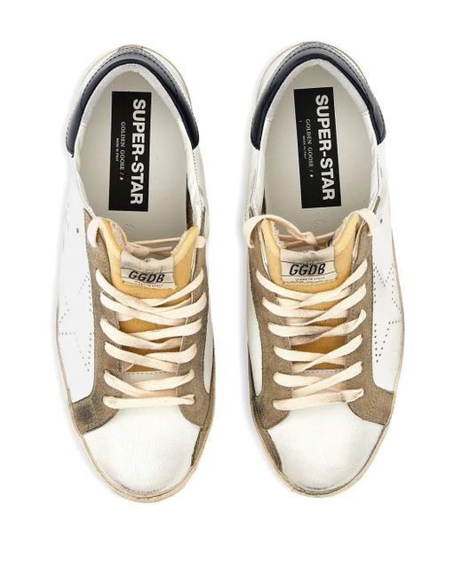 Golden Goose Deluxe Brand Multicolor "Super Star" Leather Upper Foam Tongue Skate Star Shiny Leather Heel for men