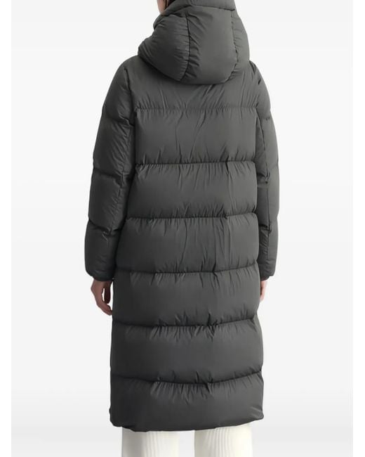 Marc O' Polo Gray Padded Hooded Coat