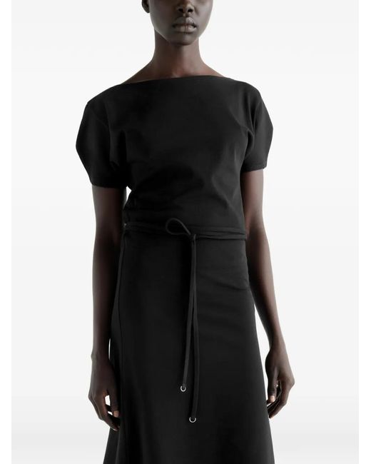 Lemaire Black Belted Dress