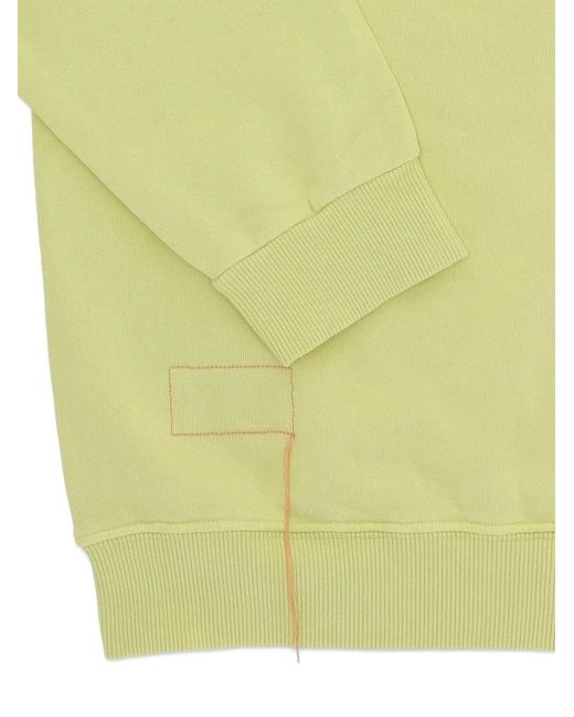 Fortela Yellow Yale Zip-Up Woven Sweatshirt for men
