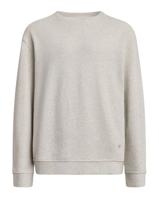 12 STOREEZ Gray Crew-Neck Long-Sleeve Sweatshirt for men