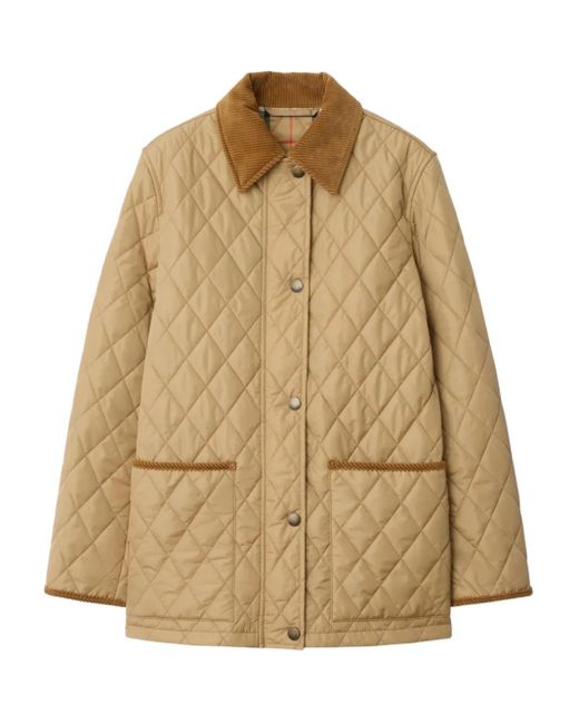 Burberry Natural Quilted Nylon Jacket