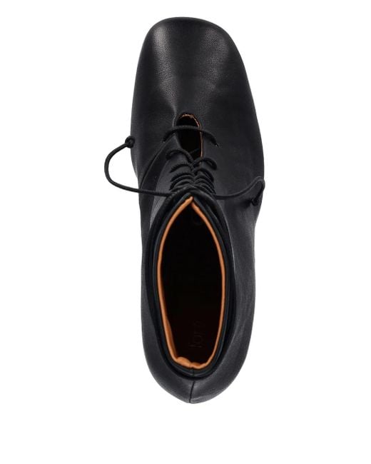 Forte_forte Black 90Mm Leather Ankle Boots