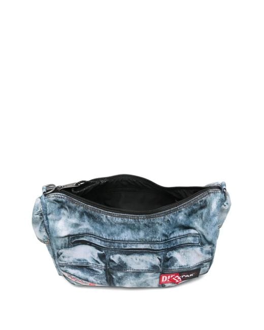 Eastpak Blue X Diesel Denim-Effect Shoulder Bag