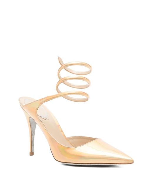 Rene Caovilla Metallic Cleo Pumps