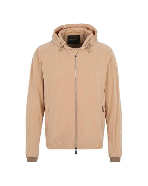 Moorer Natural Hooded Jacket for men