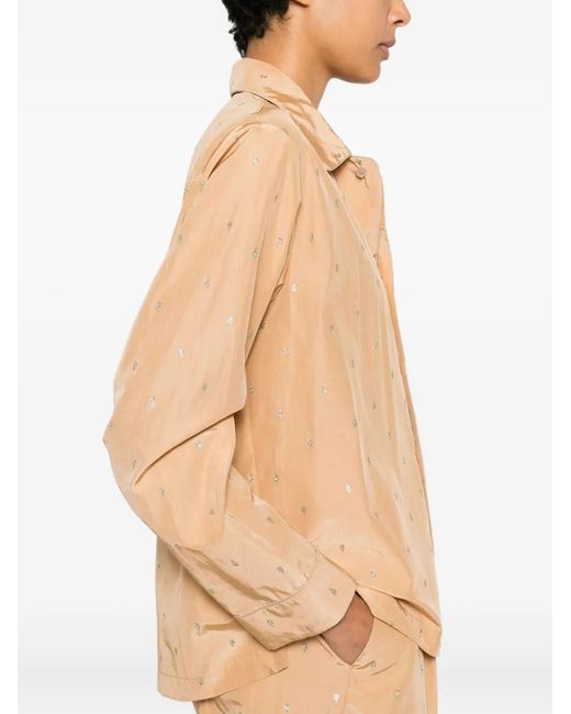 Forte_forte Natural Embellished Pocket Shirt