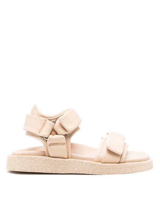 Officine Creative Natural Inner Touch-strap Leather Sandals