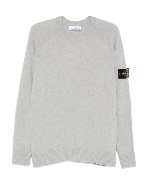 Stone Island Wollen Trui in het Gray voor heren