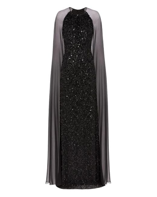 Jenny Packham Black Elite Maxikleid