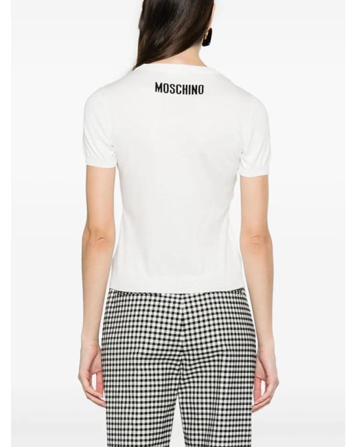 Moschino White Sweaters