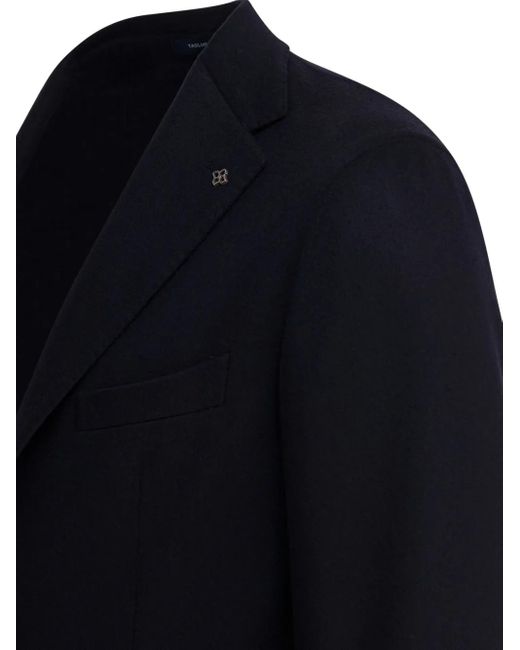 Tagliatore Blue Patch-Pocket Buttoned Blazer for men
