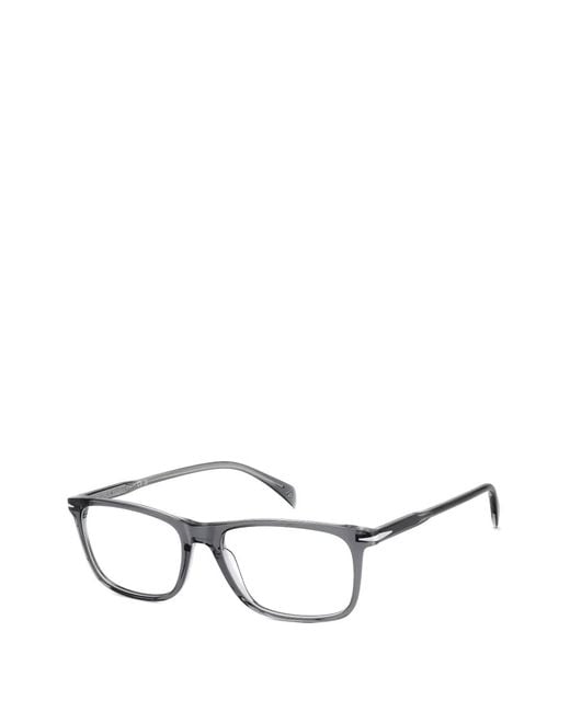 David Beckham Gray Square-Frame Glasses