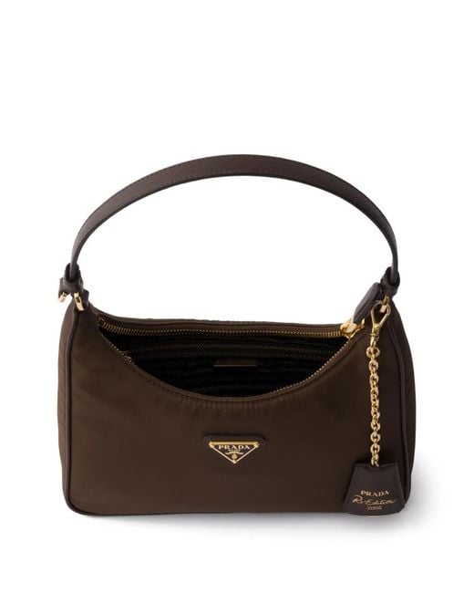 Borsa Re-Edition Mini di Prada in Brown