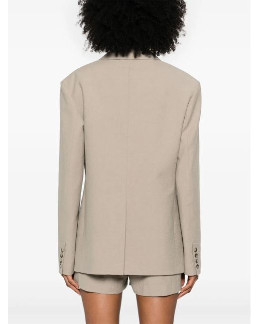 Nanushka Natural Diante Blazer