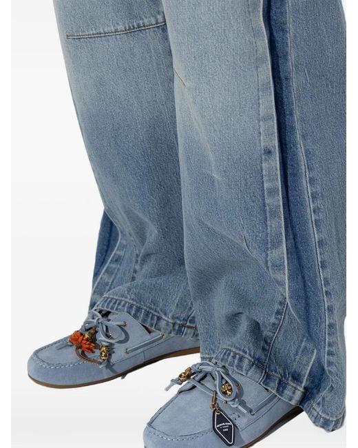 MICHAEL Michael Kors Blue Tassel-Tie Loafers